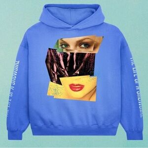 Taylor Swift THE LIFE OF A SHOWGIRL VIOLET BLUE HOODIE